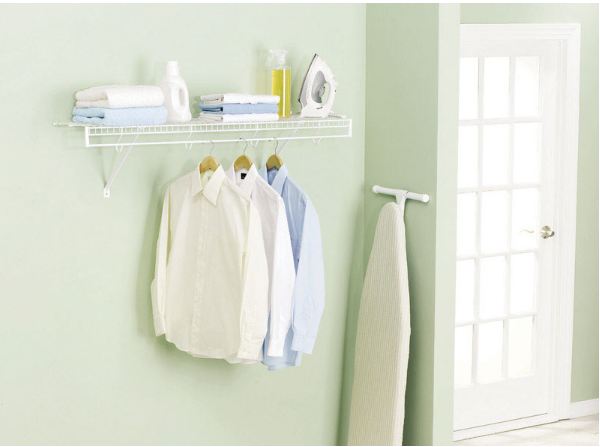 Rubbermaid 48 in. H x 12 in. W x 48 in. L Steel Free Slide Shelf Kit 1 pk