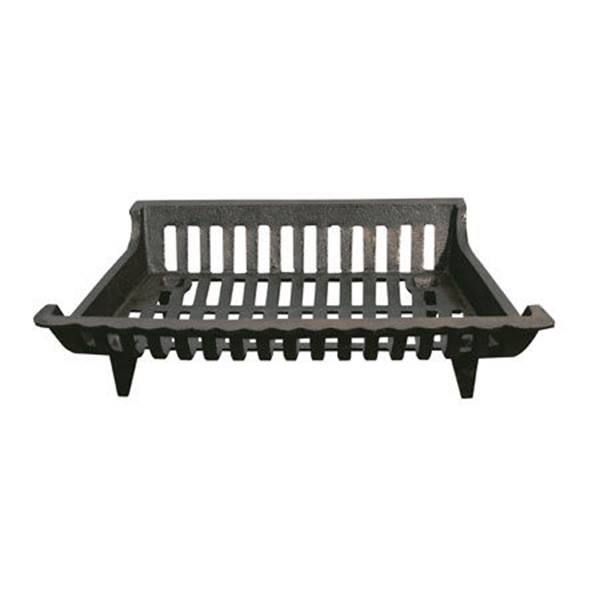 Open Hearth Black Cast Iron Fireplace Grate