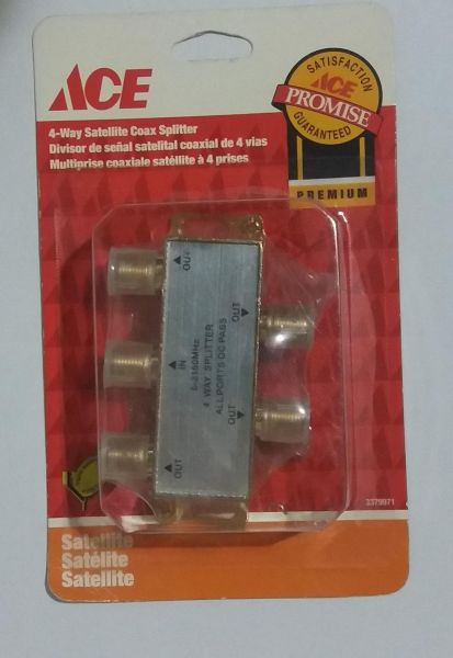 ACE 2 GHZ 4 Way Splitter