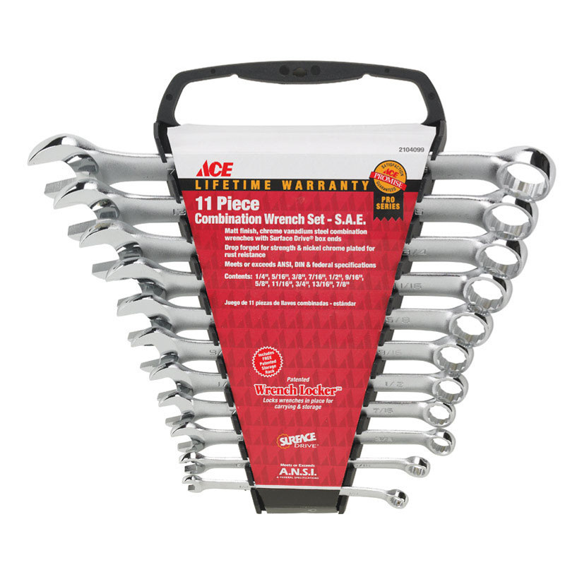 WRENCH SET COMBO 11PCSAE.