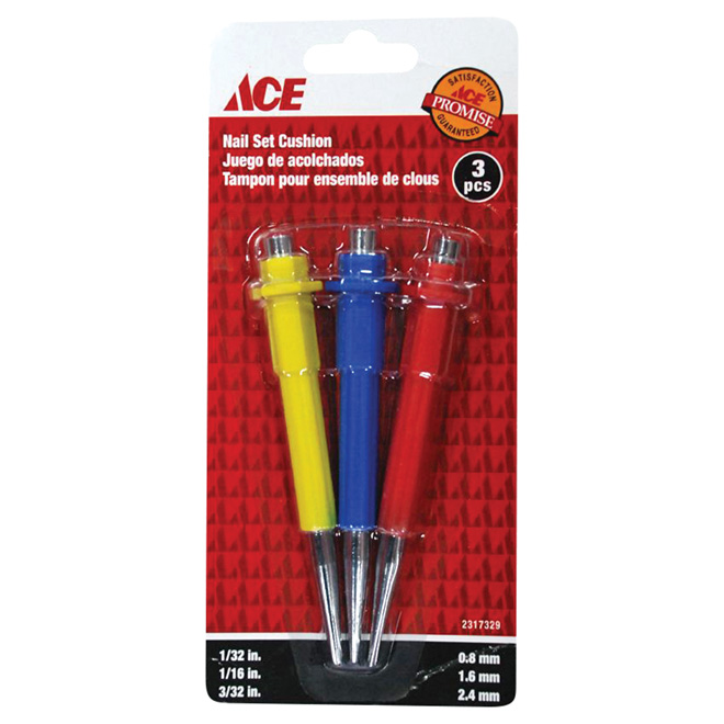 3 PIECE NAIL PUNCH SET ACE Cancel.