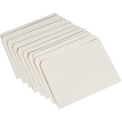 File Folder 3,Fasteners, Straight Tab, Letter Size, 100/Box