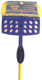 DELUXE SPONGE MOP WITH SCOUR STRIP 150CM, (59IN) CELLULOSE SU.