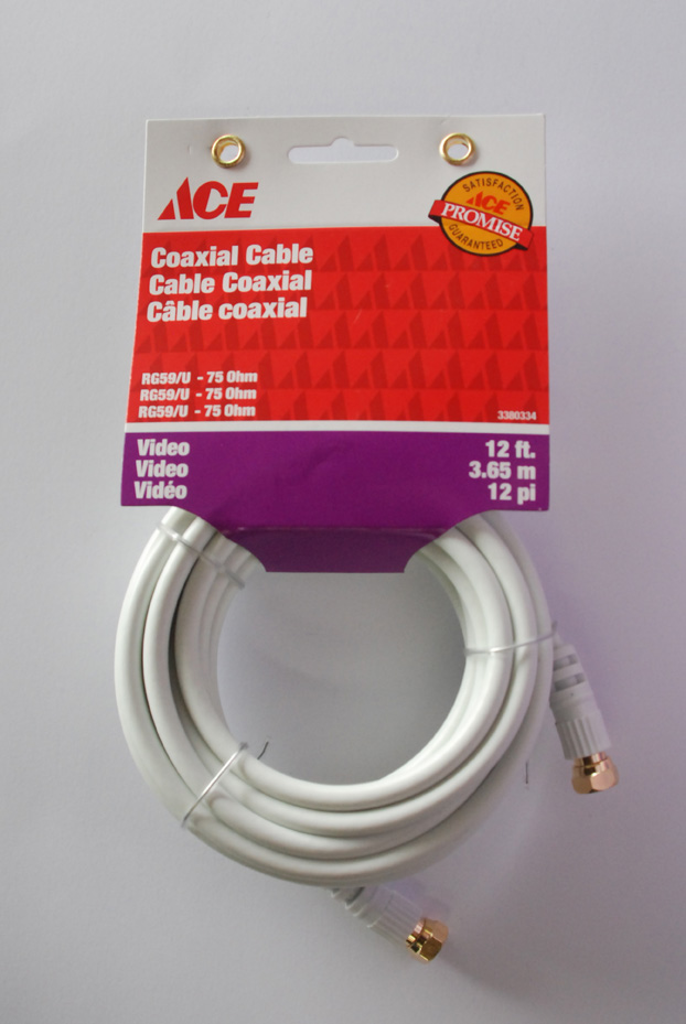 RG59 COAX CABLE 12FT (365.76CM) Cancel