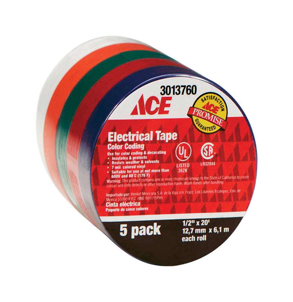 TAPE COLOR CODE1/2X20PK5