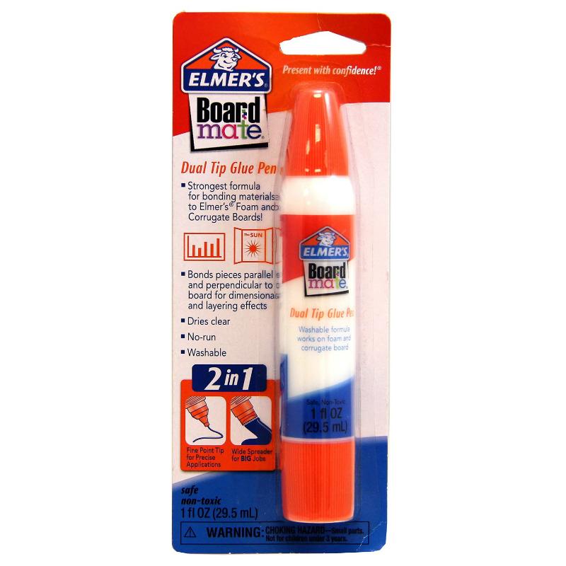 BOARD MATE 1OZ DUALTIP GLUE PEN 48PK/