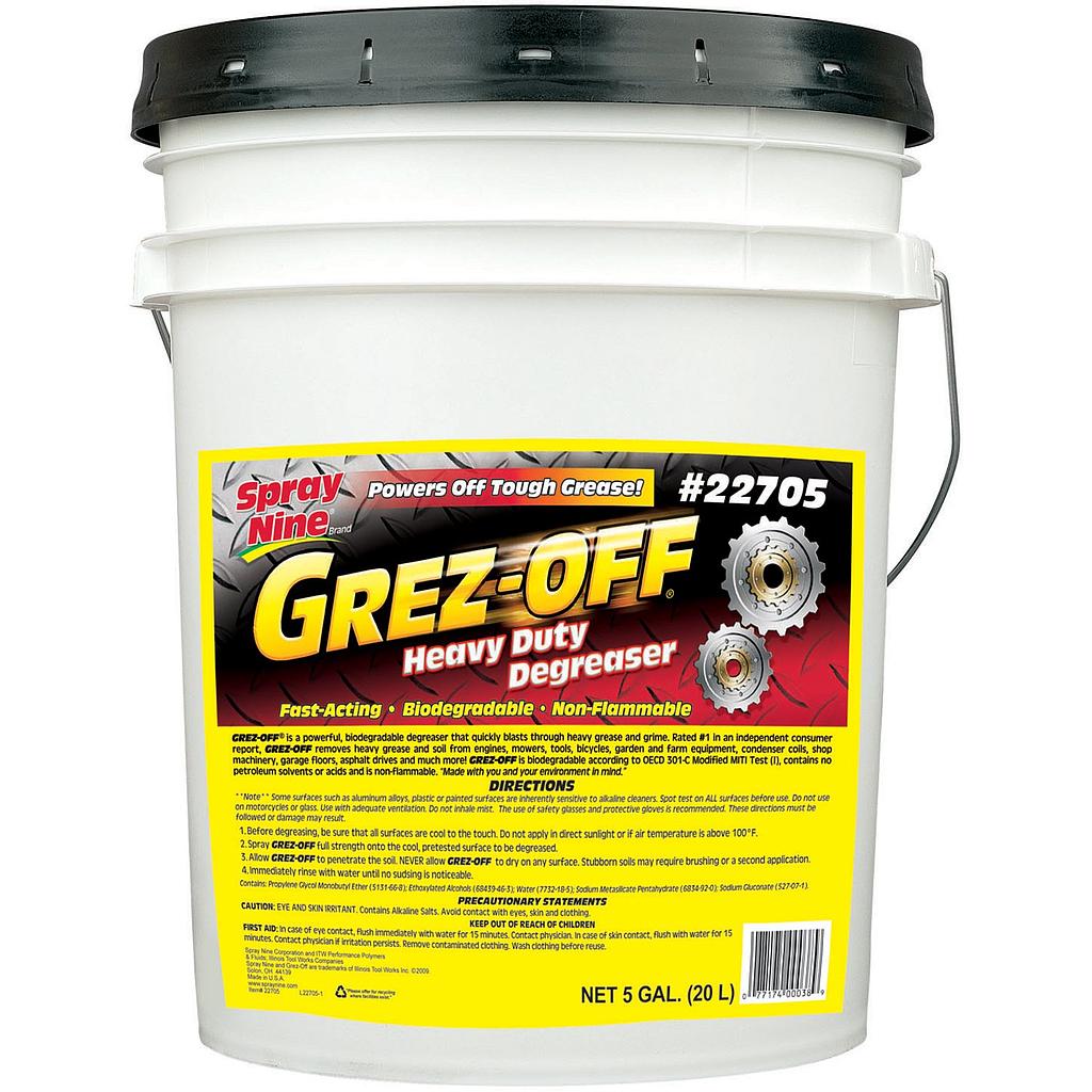 Grez-Off Heavy-Duty Degreaser 5 gal. Pail