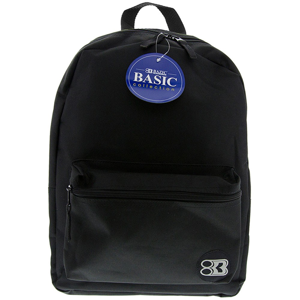 BAZIC 16” BLACK BASIC BACKPACK