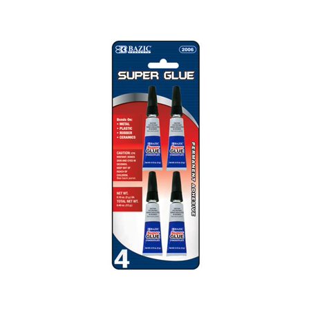 BAZIC 3G / 0.10 OZ. SUPER GLUE (4/PACK)