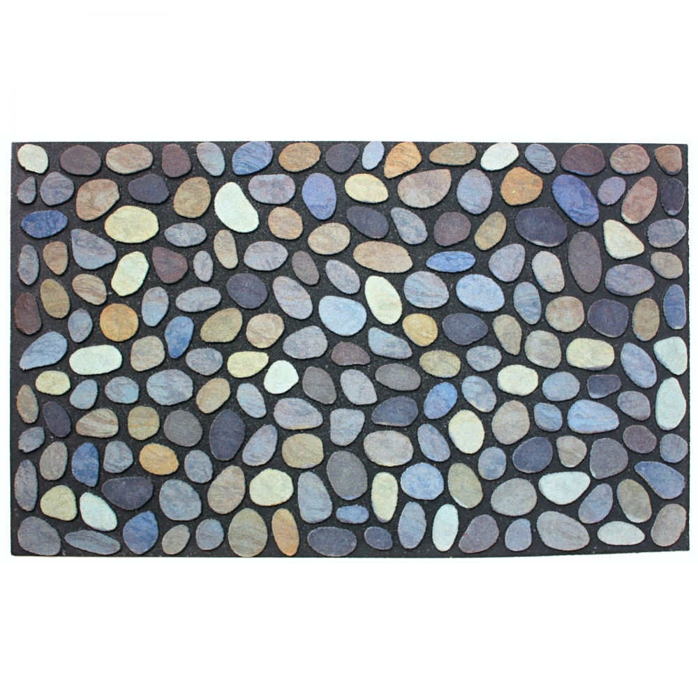 Floor Mat For Corridor, CRUMB RUB PEBLS MAT18X30