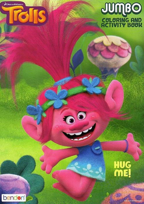 TROLLS JUMBO COLORING & ACTIVITY BOOK