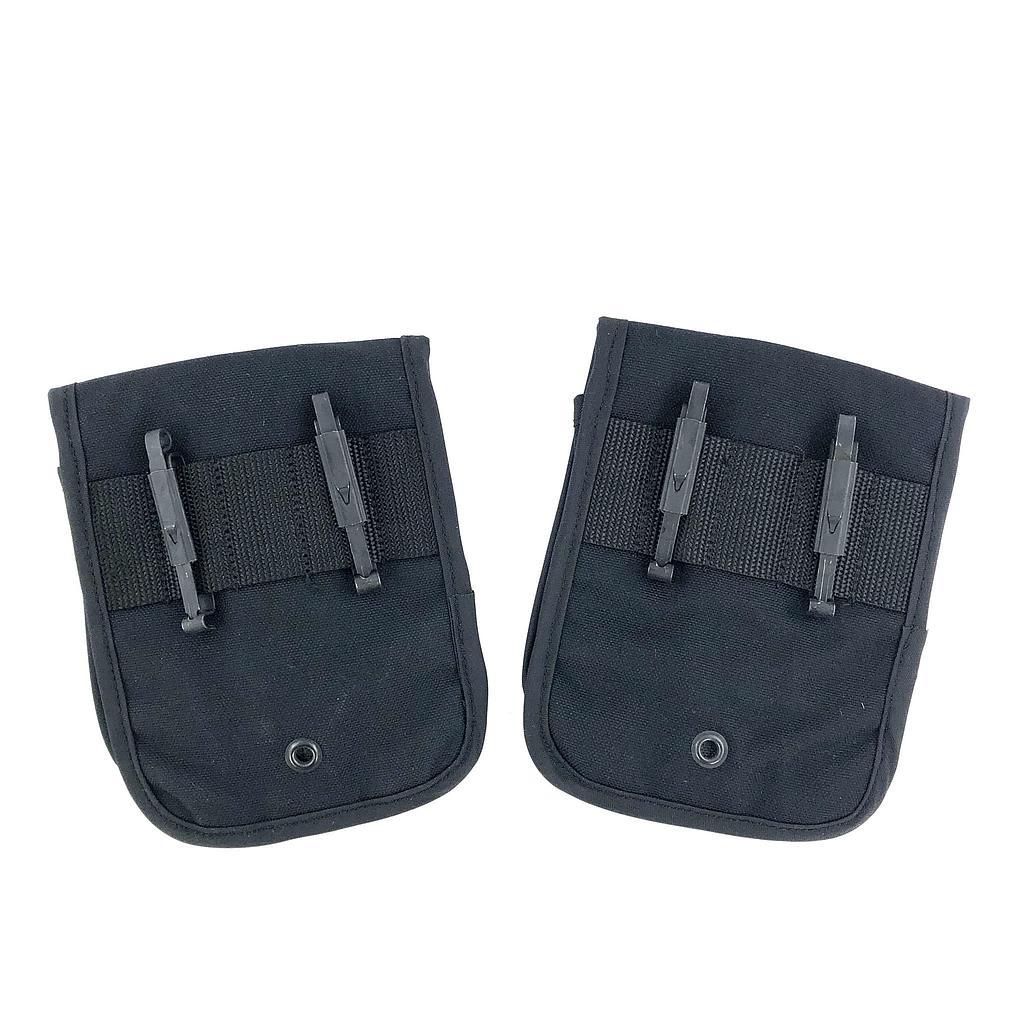 PEQ-15 Carry Pouch 2PK, Black.