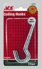 CEILING HOOK 4 9/16IN (11.6CM) ZINC