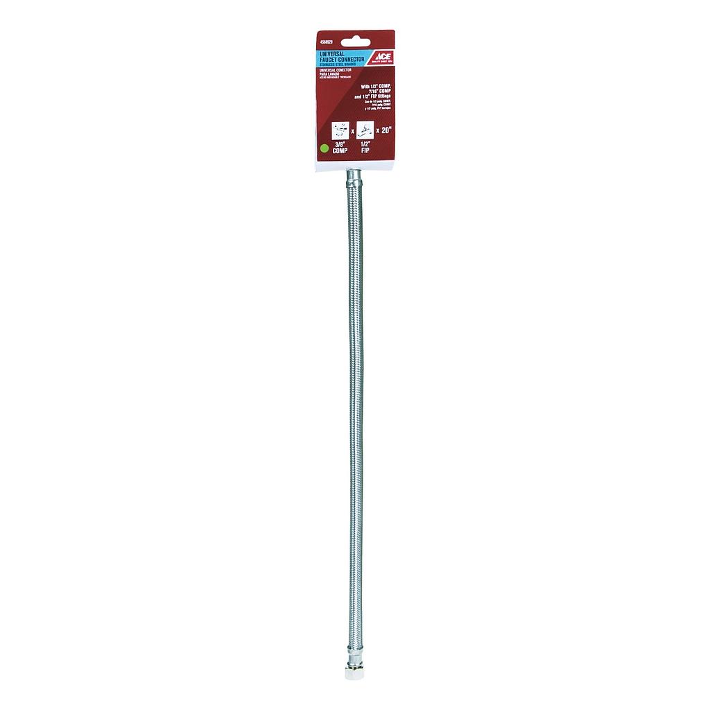 ACE FAUCET SUPPLY LINE 3/8IN x 1/2IN