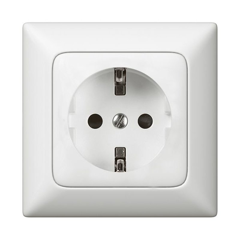 SCHUKO WHITE SOCKET LG-77