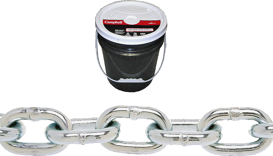 CHAIN PROOF 3/8" ZN 45'