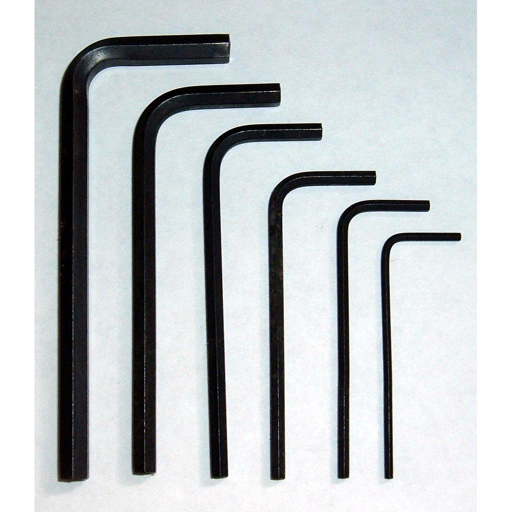 HEX KEYS SHORT ARM 5/46