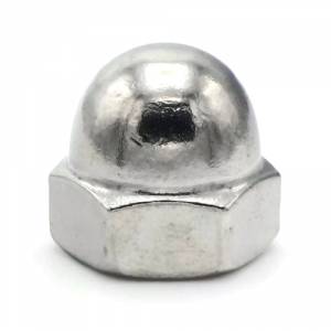 METRIC ACORN NUT SS 8MM-1.25 PITCH