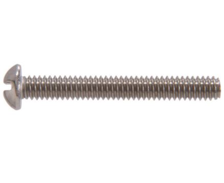 ROUND SLOTTED MS SS 6-32X3/4