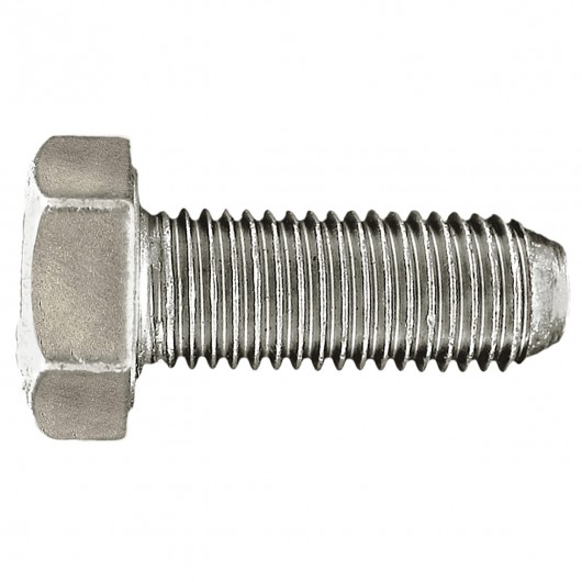 SS FULL THREAD HEX BOLTS 3/8-16X3