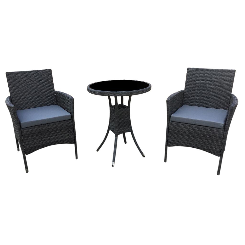 TWO PERSON RATTAN SOFA SET 3 PCS.