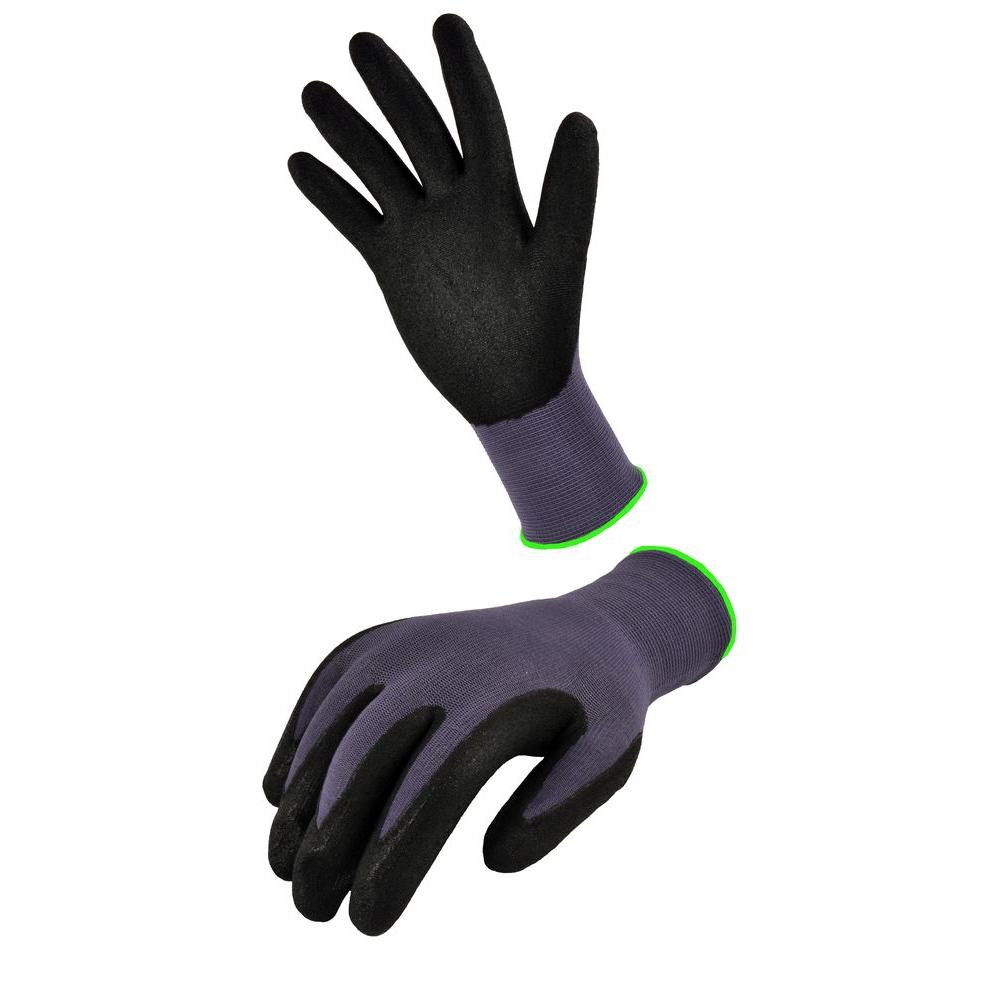 Gloves Nitrile Coated Black Large Ace