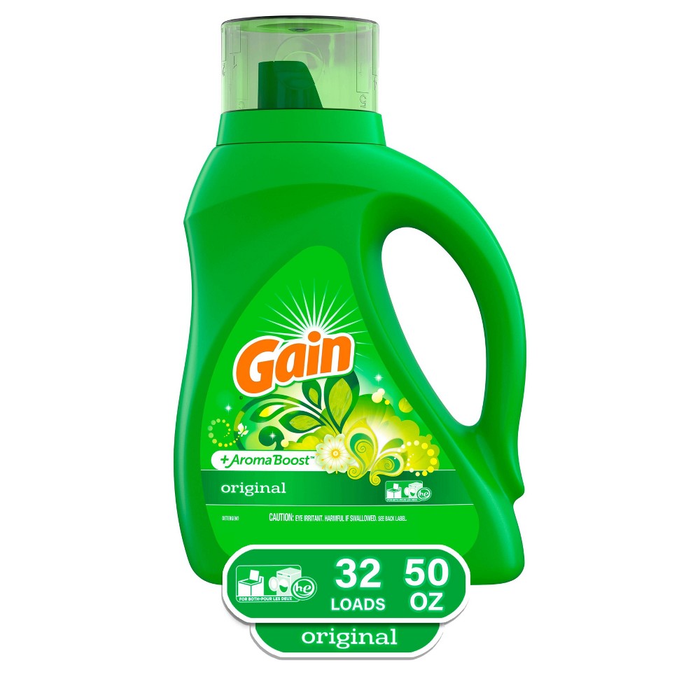 Gain Aroma Boost™ Original Liquid Laundry Detergent, 50 fl oz