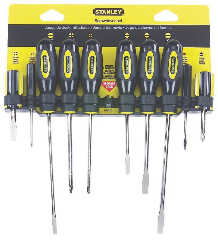 SCREWDRIVR SET 10PC STAN.