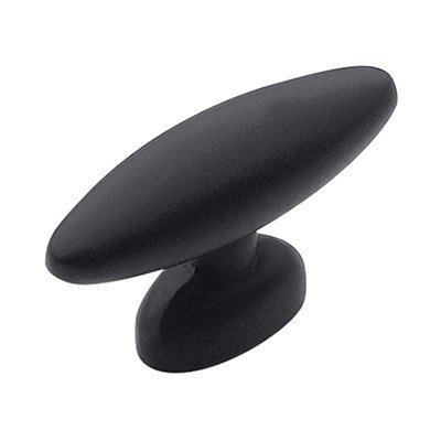 KNOB BULLET FLAT BLACK
