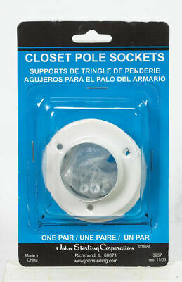 POLE SOCKET CD/2 WHT