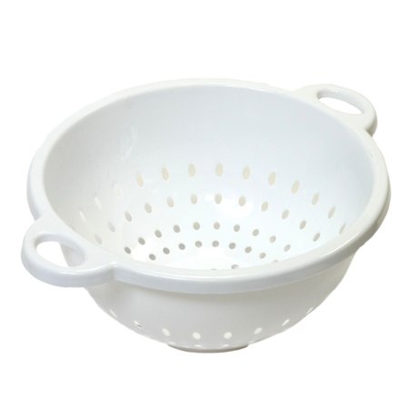 Chef Craft 11 in. W x 11 in. L White Plastic Colander