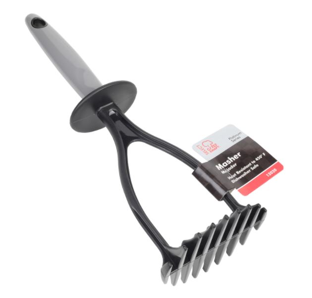Chef Craft 3-3/4 in. W x 11-1/2 in. L B/G Nylon Masher.