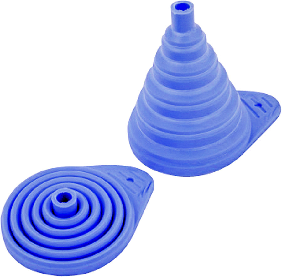 Chef Craft Blue Plastic Funnel.