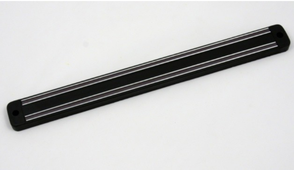 Chef Craft 3.5 in. W x 13 in. L Black Metal Magnetic Bar.
