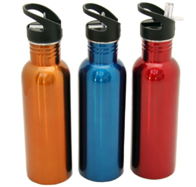 Chef Craft Assorted Stainless Steel Water Bottle