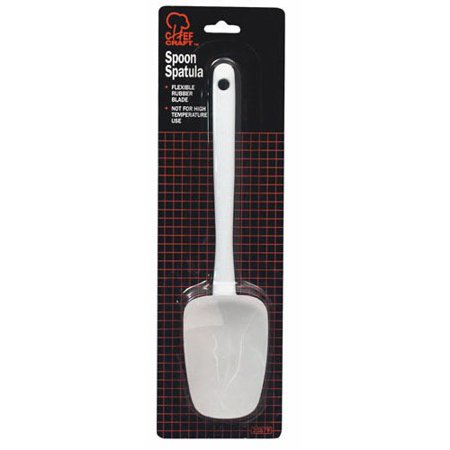 Chef Craft 4 in. W x 12 in. L White Rubber Spatula.