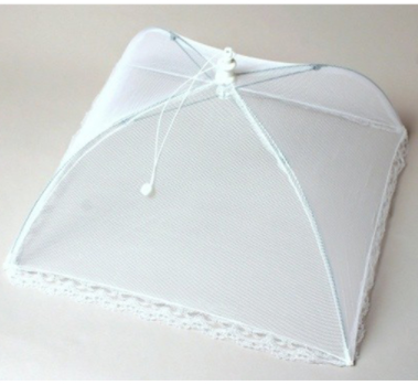 Chef Craft 12 in. W x 12 in. L White Nylon Food Tent.