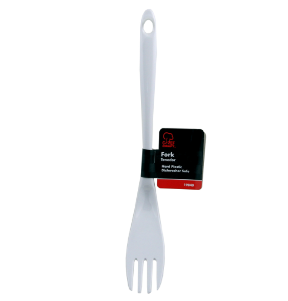 Chef Craft 1.5 in. W x 12 in. L White Melamine Fork.