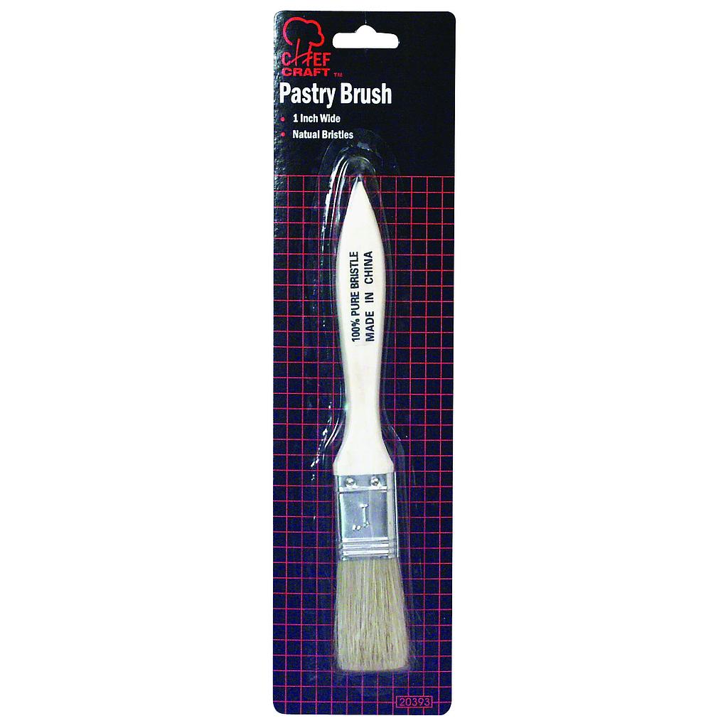 Chef Craft 2.5 in. W x 10 in. L Tan Wood Pastry Brush