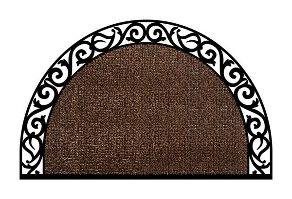 DOORMAT 24X36" 1/2-MOON.