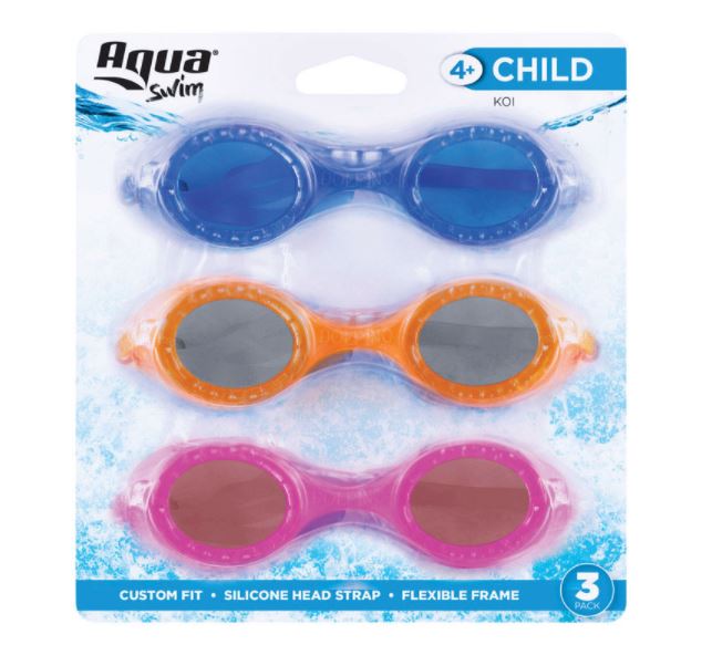 CHILD GOGGLES ASSRTD 3PK