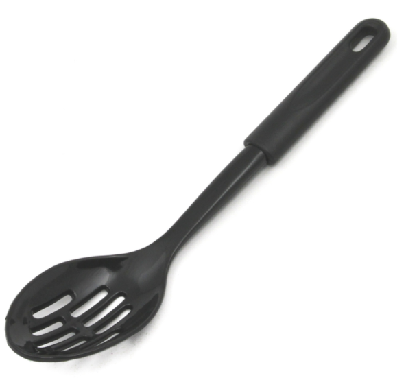 Chef Craft 2.5 in. W x 11.5 in. L Black Nylon Spoon.