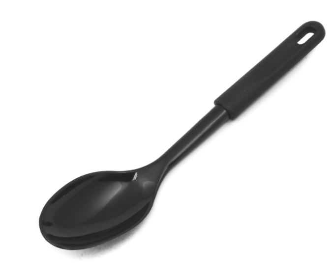 Chef Craft 3.75 in. W x 11.5 in. L Black Nylon Spoon.