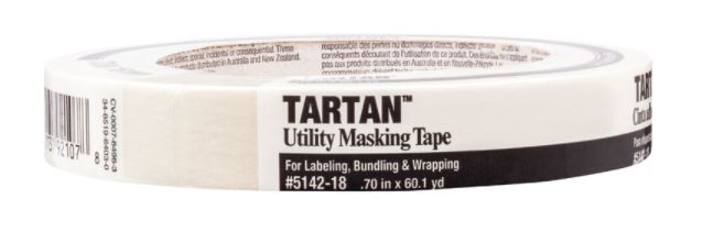 TARTAN TAPE .70"X60YD.