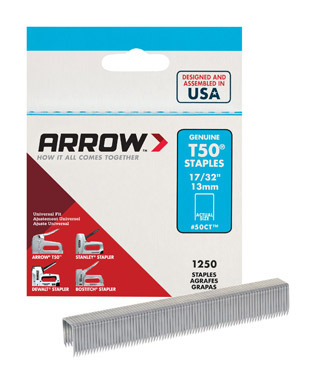 STAPLE T-50 17/32"PK1250.