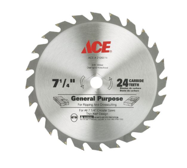 BLADE CIRC 7-1/4"CARB24T.