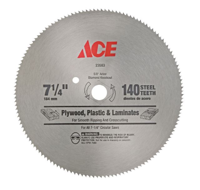 BLADE CIRC7-1/4 STL 140T.