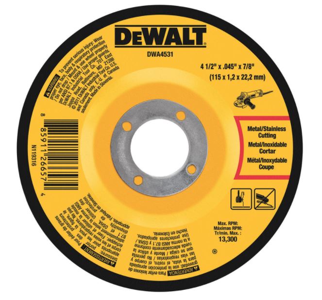 WHEEL 4-1/2"X.045"X7/8".