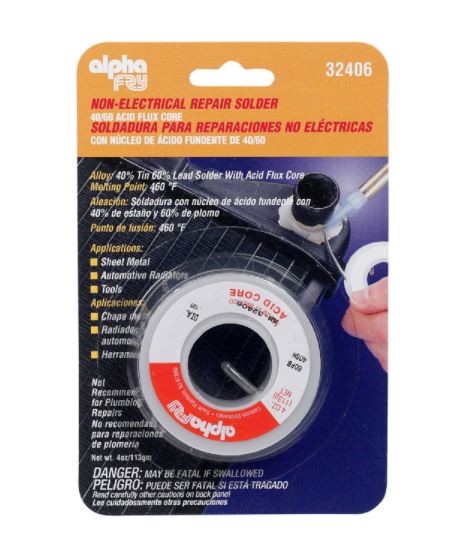 SOLDER 40/60 ACID CORE.