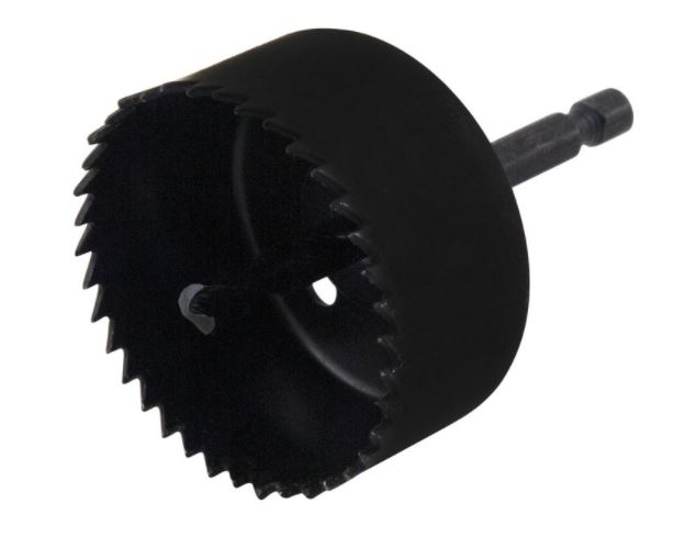 HOLE SAW2-1/4"W/ARBR ACE.